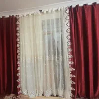 پرده زرشکی سالم فروش فوری