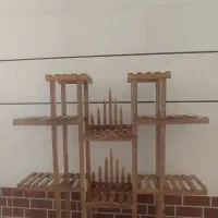 استند چوبی گل
