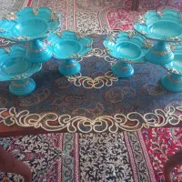 ظروف هفت سین و گل سرخ