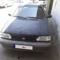 پراید مدل ۸۴ معاوزه با وانت مزدا یا نیسان مدل پاین