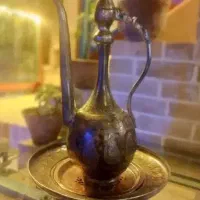 آفتابه لگن صفوی فوق عتیقه قدیمی آنتیک کلکسیونی