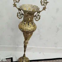 گلدان و ساعت برنز