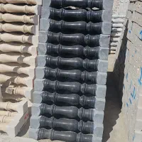 نرده سنگی گرد و چهارگوش