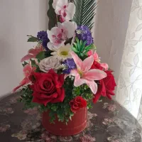 گلدان زیبا|گل مصنوعی|مشهد, خواجه ربیع|دیوار