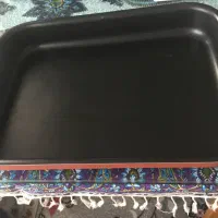 سینی مستطیل فر تفال و قالب گرد کیک پز