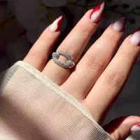 انگشتر نقره ازدواج دخترانه مناسب پیش حلقه خواستگار|بدلیجات|تبریز, |دیوار