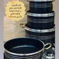 قابلمه های گرانیتی در رنگ بندی مختلف جنس ضخیم|ظروف پخت‌وپز|رامسر, |دیوار