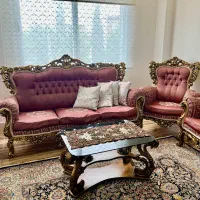 مبل سلطنتی ورق طلا|مبلمان خانگی و میز عسلی|نوشهر, |دیوار