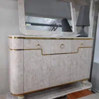 ست۲ تکه آینه کنسول و میز تی وی کد ۲۰۳* اثاث مارکت|بوفه، ویترین، کنسول|سیرجان, |دیوار