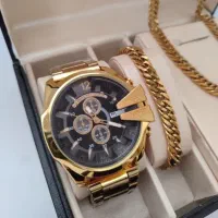 پکیج 3تکه طلایی مدل Xeltron/انتخاب شیک‌پسندها