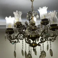 لوستر برنجی برنزی