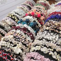 حراج مجموعه کامل اکسسوری مو تاج، ریسه، گلسر، کلاه