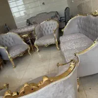 مبل زمرد لگنی مناسب جهیزیه برای خاص پسندها|مبلمان خانگی و میز عسلی|صوفیان, |دیوار