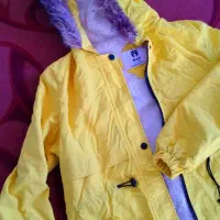 پالتو زنانه زرد لیمویی