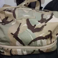 کوله پشتی،لباس و شلوار،کلاه،کمرنبد و فانسخه سربازی