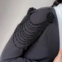 سردوشی منجوق دوزی شده کار دست