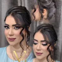 میکاپ شنیون زلف رنگ و لایت اصلاح کوتاهی ناخن