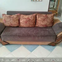 مبل ۷ نفره راحتی کارکرده فوم آن یک سال تعویض شده|مبلمان خانگی و میز عسلی|لنجان, |دیوار