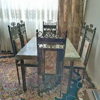 میز ناهار خوری فرفوروژه ۶ نفره|میز و صندلی غذاخوری|تهران, مشیریه|دیوار