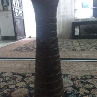 گلدان سفال طرح چوب