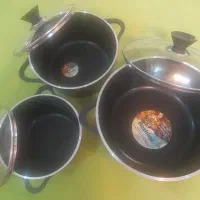 سرویس قابلمه چدن گرانیت|ظروف پخت‌وپز|تهران, نیروی هوایی (پیروزی)|دیوار