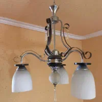 لوستر جفت سالم تمیز در حدنو استیل