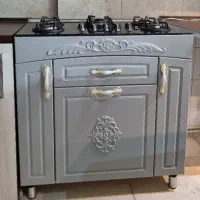 اجاق گاز طرح کابینت جنرال، ۵ شعله، در حد نو