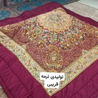 لحاف کرسی کامل دست دوز ترمه اصل یزد|رختخواب، بالش، پتو|تهران, ورزشگاه آزادی|دیوار