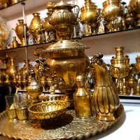dsw تولیدات برنجی uytp گازی مسی زغالی ذغالی سماور|قوری، کتری، قهوه‌ساز دستی|اصفهان, دستگرده|دیوار