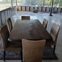 میز و صندلی چوبی