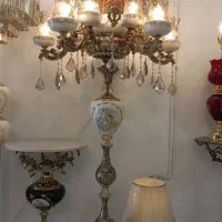 کنار سالنی جدید طلایی لوستر|لوستر و چراغ آویز|مشهد, شهرک رازی (شهرک غرب)|دیوار