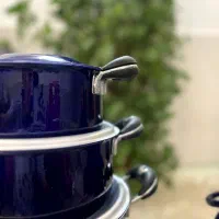 ست روحی رنگی قابلمه و کتری|ظروف پخت‌وپز|اصفهان, گورت|دیوار
