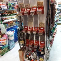 استند آجیل و حبوبات ایستاده فروشگاهی