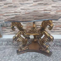 دو عدد میز عسلی شیشه ای