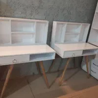 میز تحریر پایه چوبی