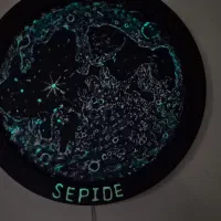 تابلو ماه،مذهبی،و تابلو سیاره مشتری|تابلو، نقاشی، عکس|تهران, خانی آباد نو شمالی|دیوار