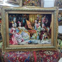 تابلوفرش دستبافت طرح فرانسوی/ فروش نقد و اقساط|تابلو فرش|تهران, بوستان جنگلی لویزان|دیوار