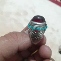 ۹ انگشتر نقره|کلکسیون اشیاء عتیقه|چهارباغ, |دیوار