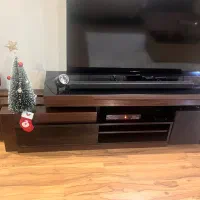 میز تلویزیون Mdf اسلایدی با ورق ترک