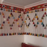 پرده سنتی دستبافت