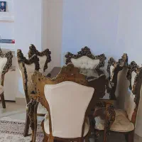 فروش یه عدد میز نهارخوری با صحفه شیشه ای