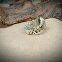 انگشتر نقره مردانه با نگین توپاز|بدلیجات|تهران, شوش|دیوار