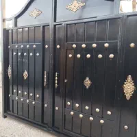 درب باغ حیاط انباری طرحدار  سنگین المهدی کد 30060