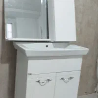 روشویی کابینتی شرکتی با آینه باکس جنس خوب
