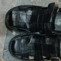 صندل کفش چرم اصل در حد نو|کیف، کفش، کمربند|قم, بنیاد|دیوار