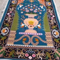 قالی دست باف یکونیم در دوده