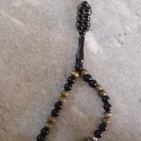 تسبیح دانه درشت ترح دورنگ