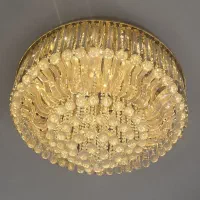 ۲عدد لوستر گرد 80سانت ریموتی ۴حالته