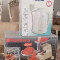 چرخ گوشت و کتری برقی