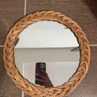 آینه حصیری سبک بوهو
